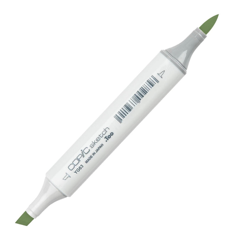 Light Gray Copic Sketch Marker Pea Green YG63 Pens and Markers