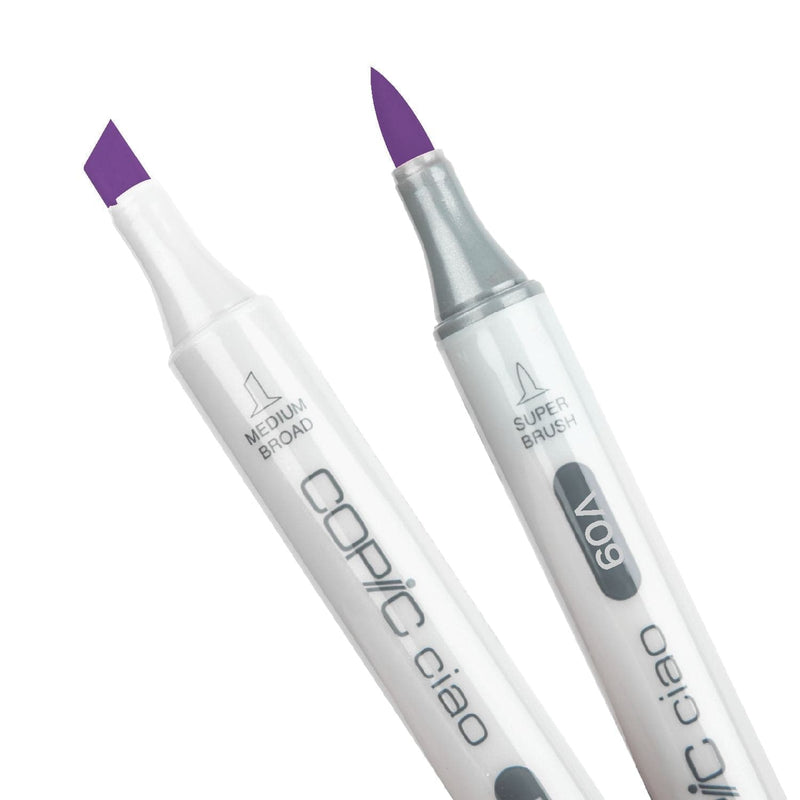 Light Gray Copic Ciao Marker Violet V09 Pens and Markers