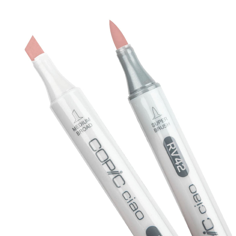 Light Gray Copic Ciao Marker Salmon Pink RV42 Pens and Markers