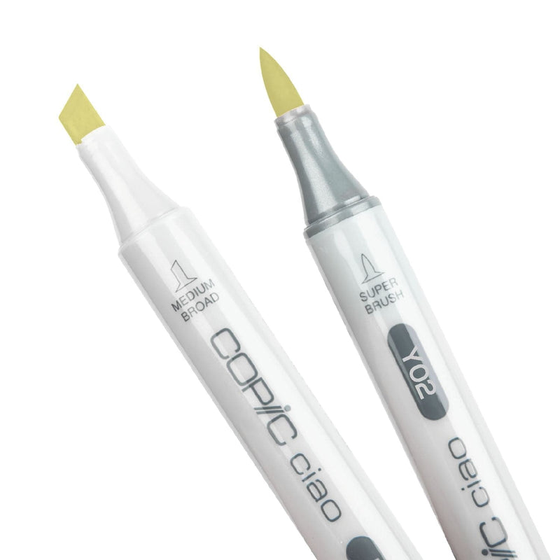 Light Gray Copic Ciao Marker Canary Yellow Y02 Pens and Markers