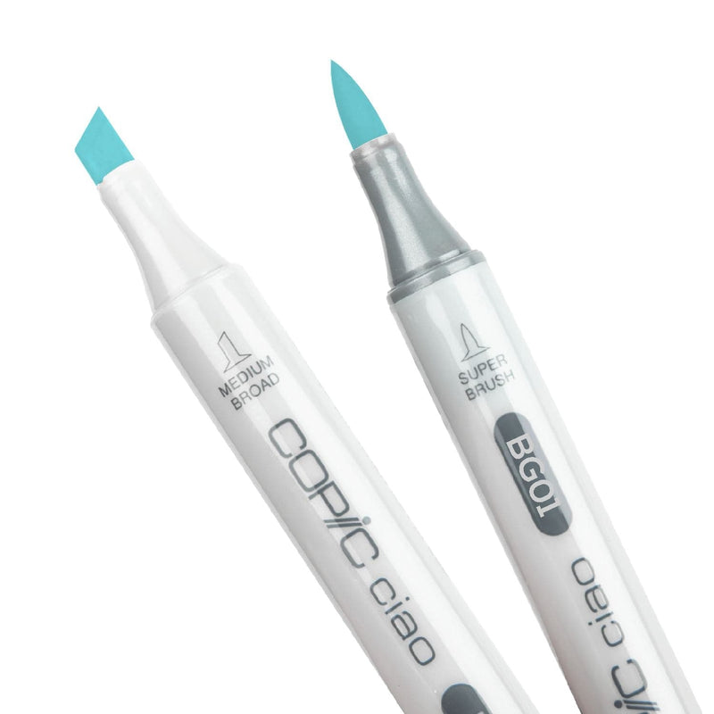 Light Gray Copic Ciao Marker Aqua Blue BG01 Pens and Markers