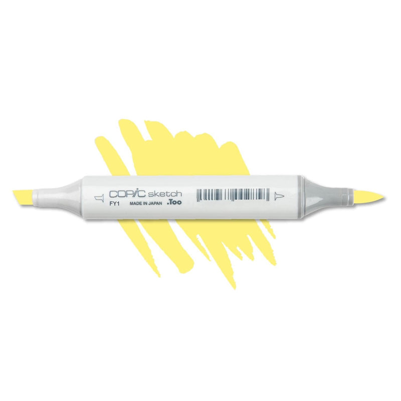 Light Gray Copic Sketch Marker Fl Yellow Orange FY1 Pens and Markers