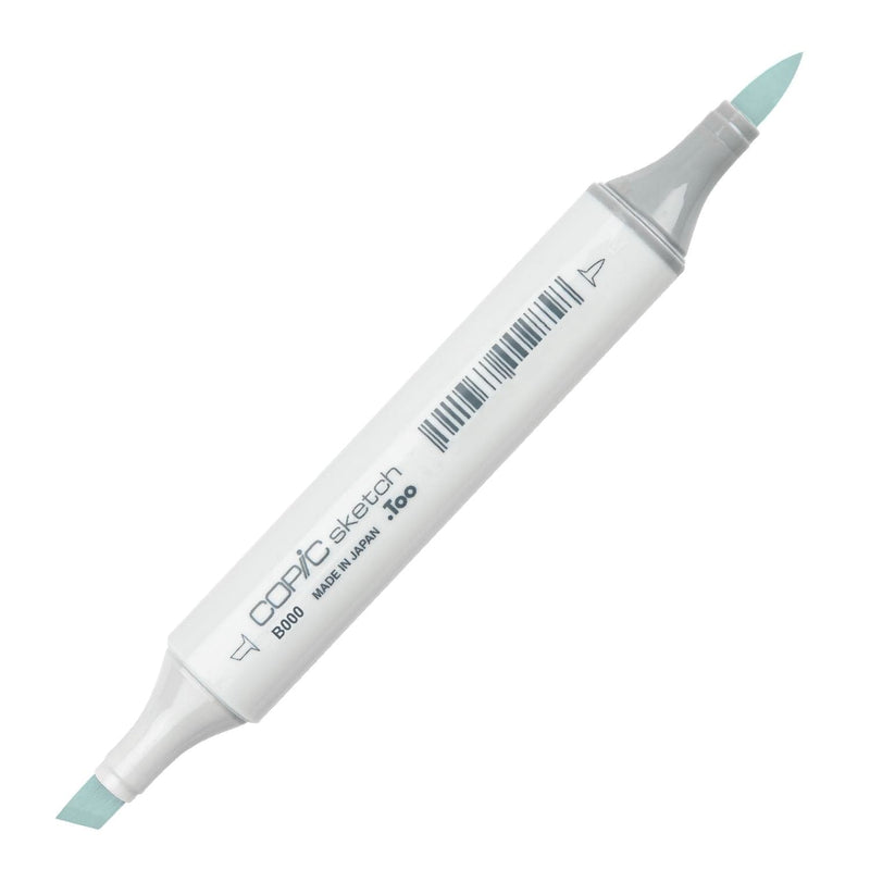 Light Gray Copic Sketch Marker Pale Porcelain Blue B000 Pens and Markers