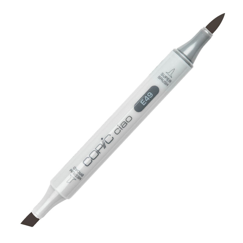Light Gray Copic Ciao Marker Dark Bark E49 Pens and Markers
