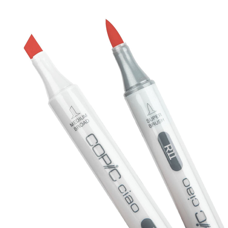 Light Gray Copic Ciao Marker Lipstick Orange R17 Pens and Markers
