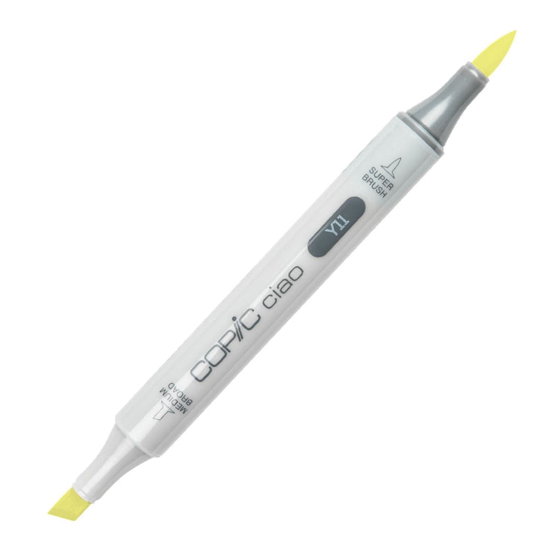 Light Gray Copic Ciao Marker Pale Yellow Y11 Pens and Markers