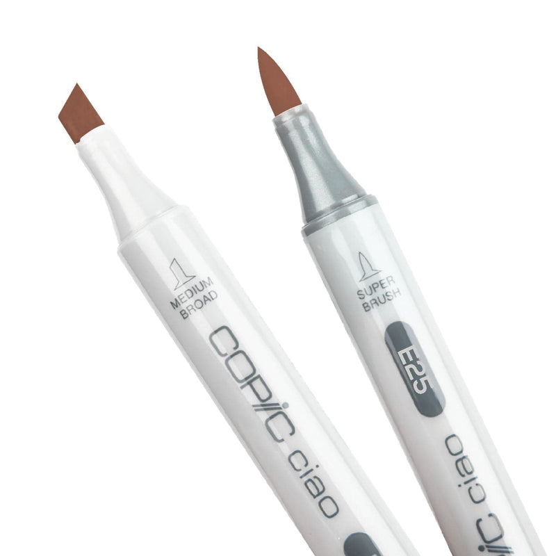 Light Gray Copic Ciao Marker Caribe Cocoa E25 Pens and Markers
