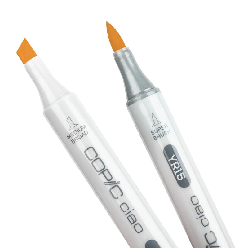 Light Gray Copic Ciao Marker Pumpkin Yellow YR15 Pens and Markers