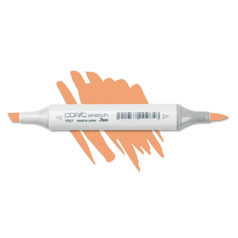 Light Gray Copic Sketch Marker Tuscan Orange YR27 Pens and Markers