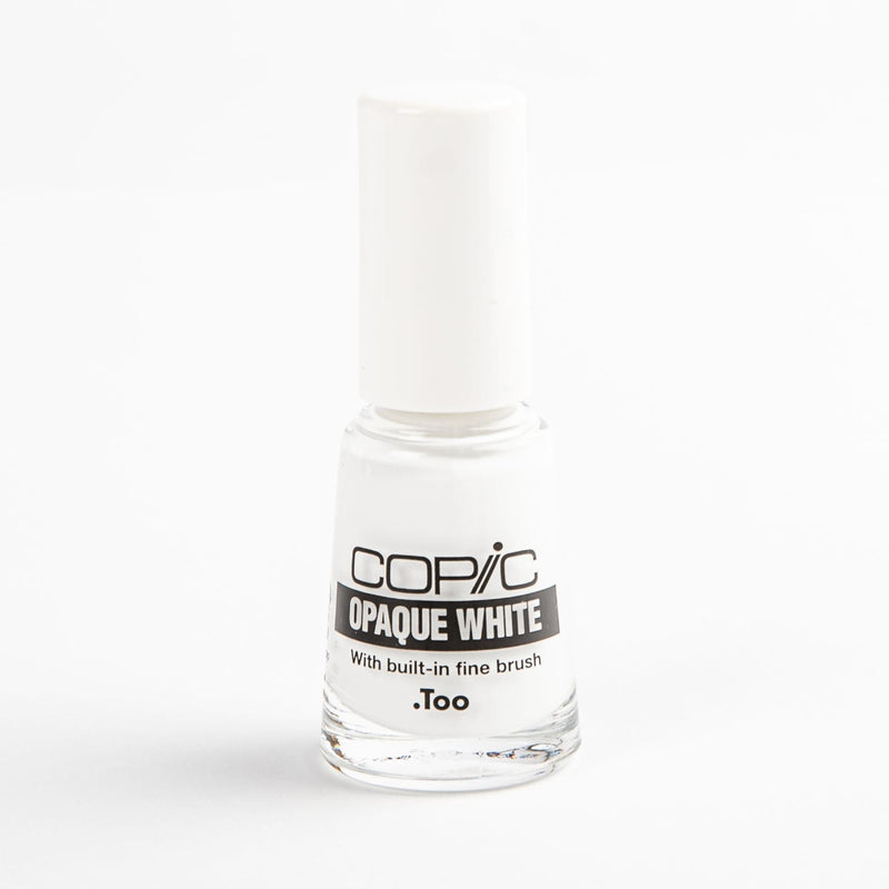 Beige Copic Opaque White 6ml with Built-in Brush Inks