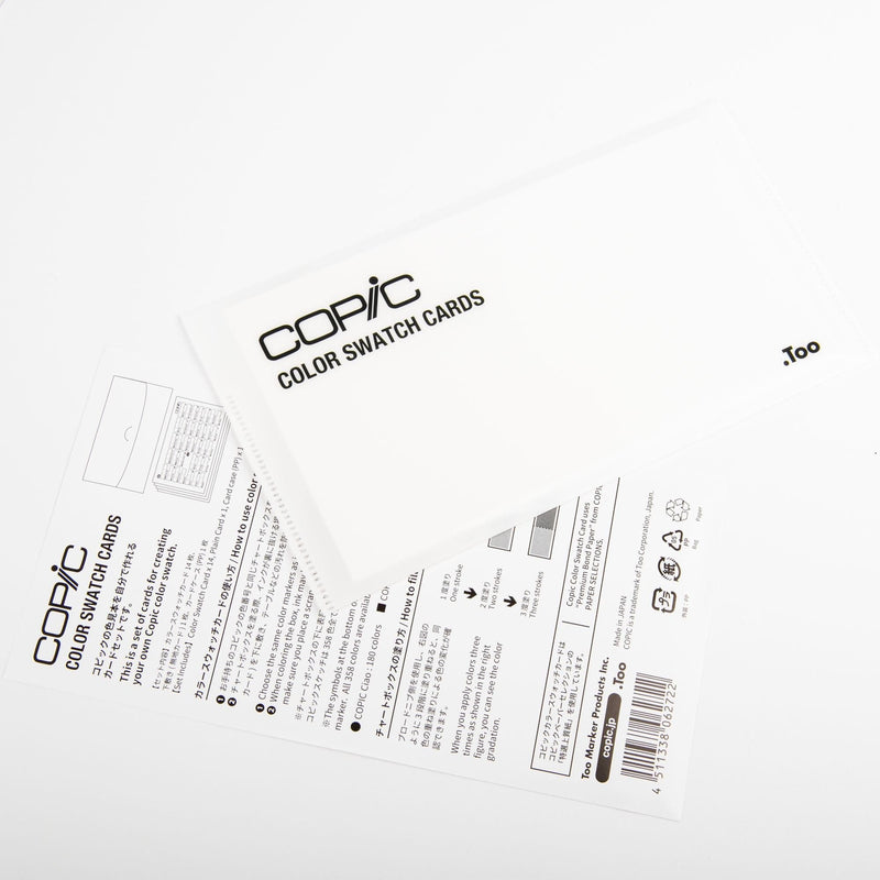 White Smoke Copic Colour Swatch Cards Pads