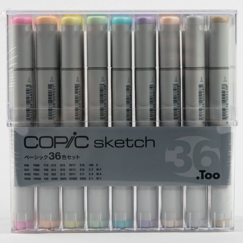 Dim Gray Copic Sketch Markers 36 Set Pens and Markers