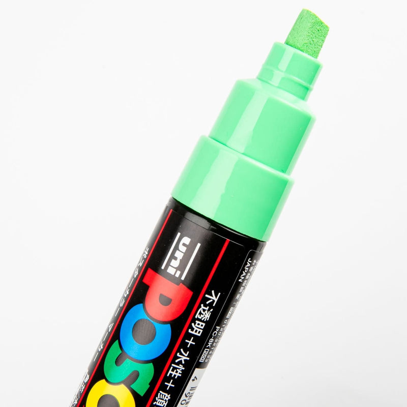 Dark Cyan Posca Bold Bullet Tip Light Green Pens and Markers