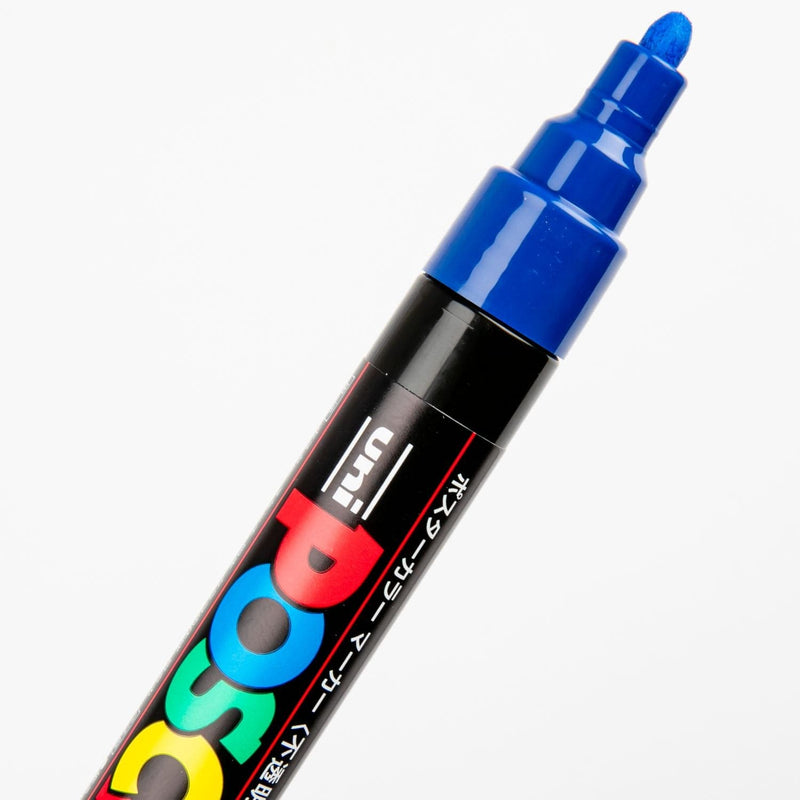 Dark Slate Gray Posca Medium Bullet Tip Blue Pens and Markers