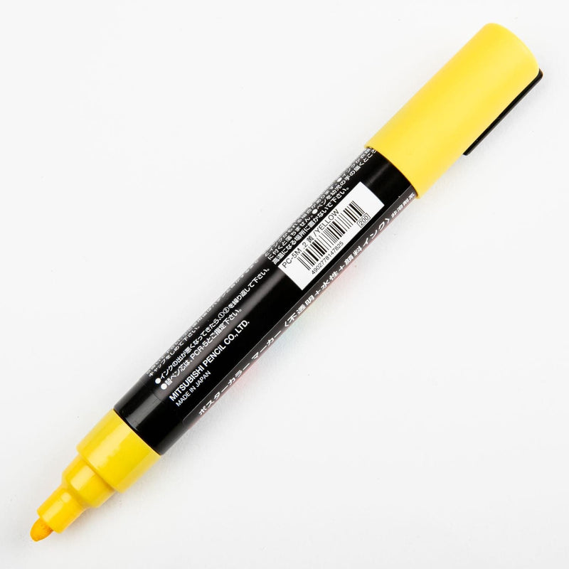 White Smoke Posca Medium Bullet Tip Yellow Pens and Markers