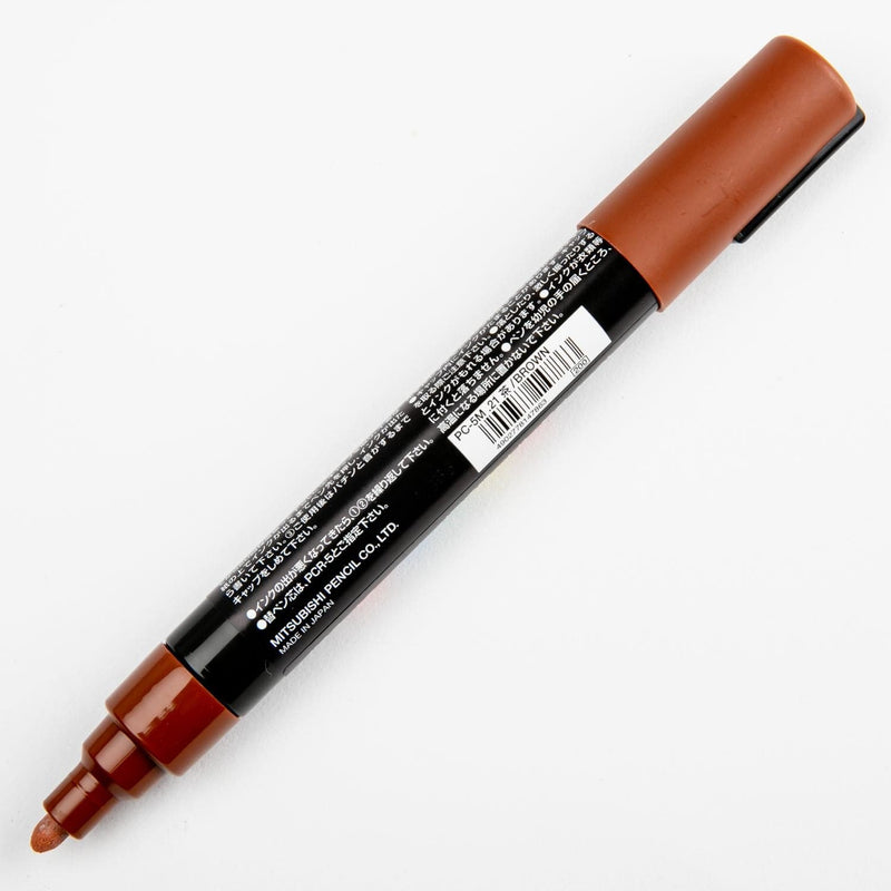 White Smoke Posca Medium Bullet Tip Brown Pens and Markers