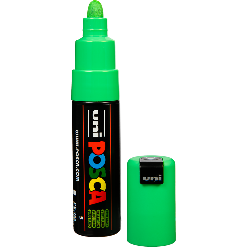 Medium Sea Green Posca Bold Bullet Tip Light Green Pens and Markers