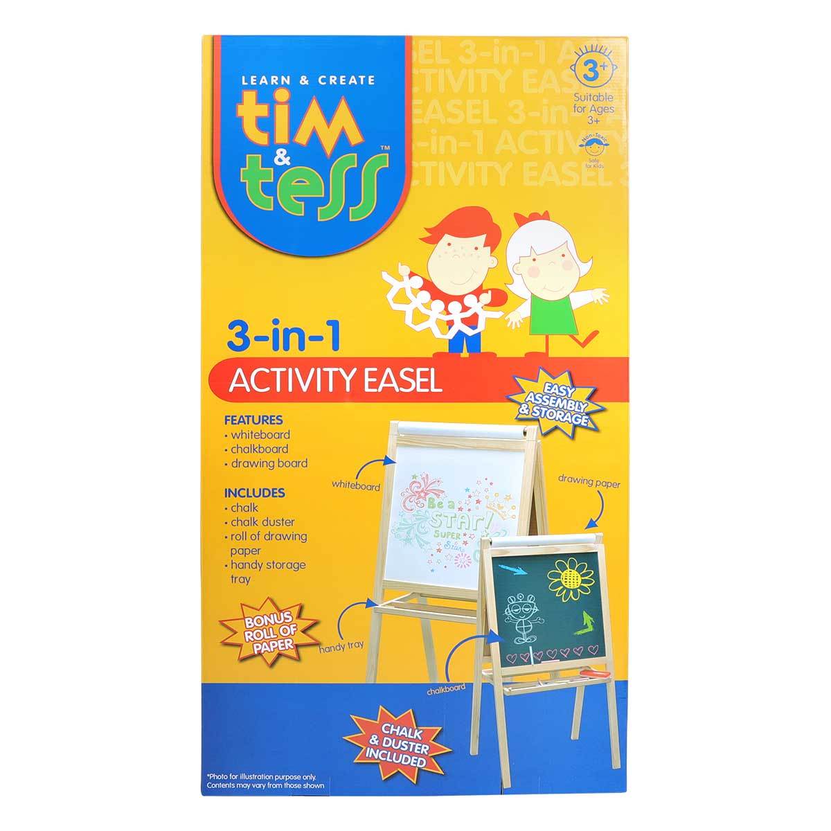 Tim And Tess 3 In 1 Activity Easel