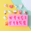Light Goldenrod The Clay Studio Candy Silicone Moulds for Polymer Clay and Resin 12x7x1.5cm Moulds