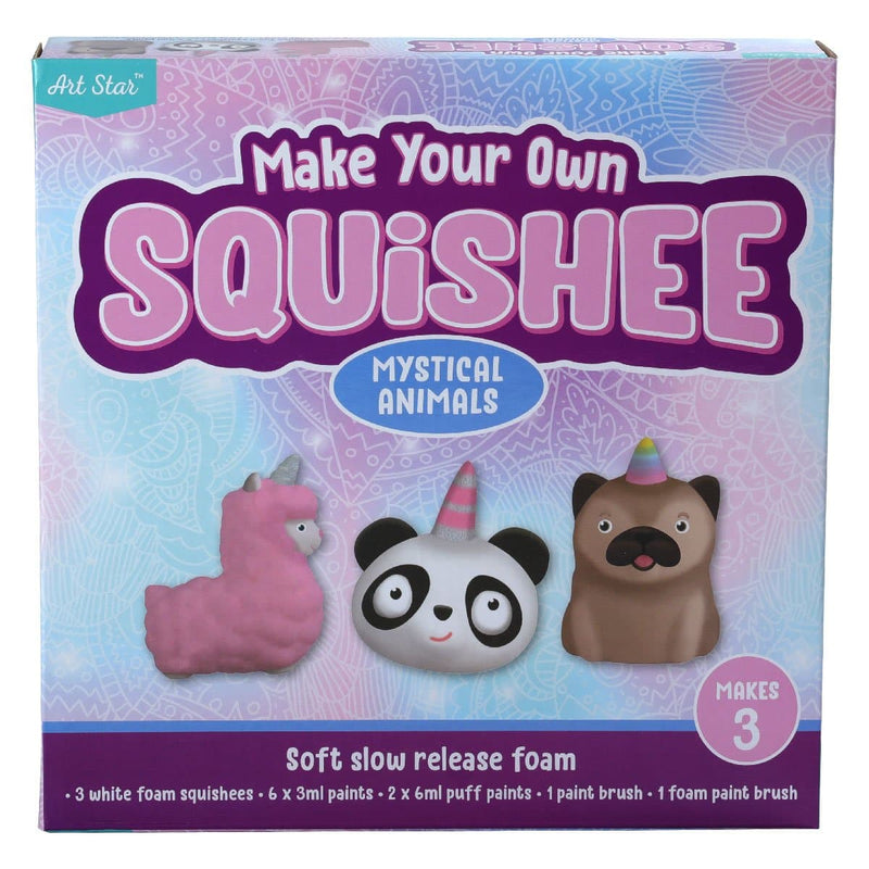 Rosy Brown Art Star Make Your Own Squishee Mystical Animals Makes 3 Kids Craft Kits