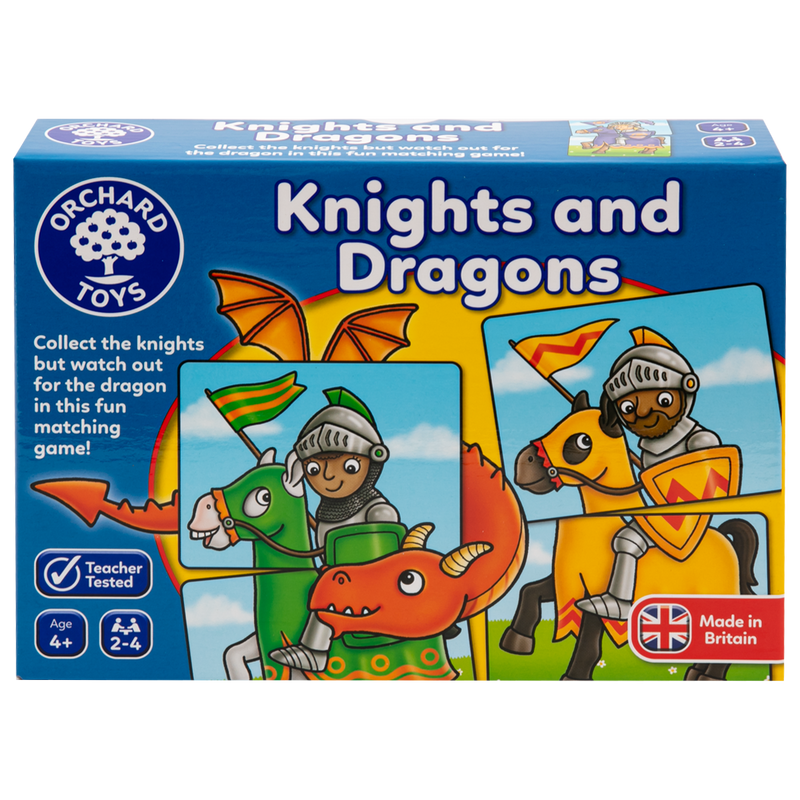 Sandy Brown Orchard Game - Knights and Dragons Kids Educational Games and Toys