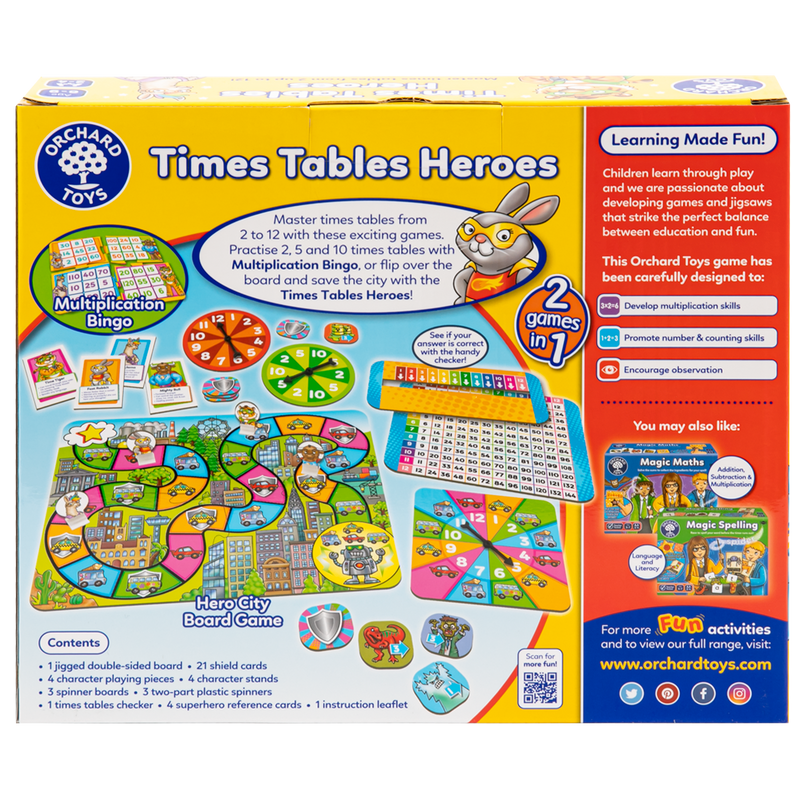 Dark Slate Blue Orchard Game - Times Tables Heroes Kids Educational Games and Toys