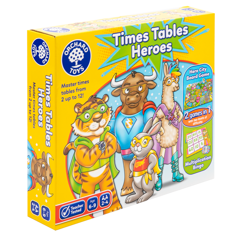 Steel Blue Orchard Game - Times Tables Heroes Kids Educational Games and Toys