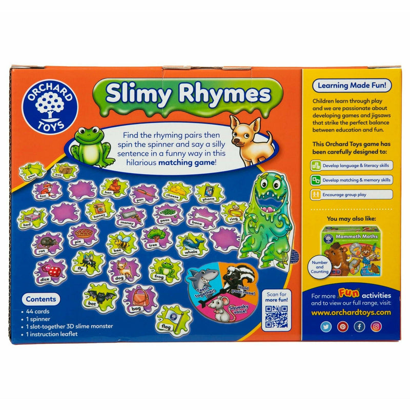 Midnight Blue Orchard Game - Slimy Rhymes Kids Educational Games and Toys