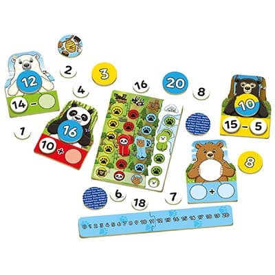 Beige Orchard Game - Number Bears Kids Educational Games and Toys