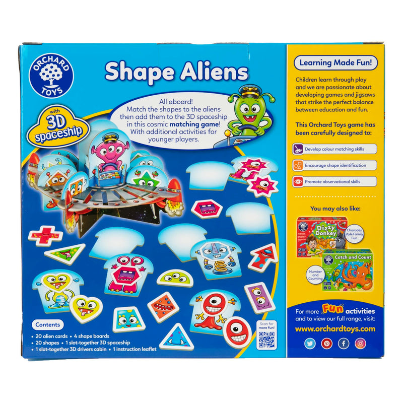 Light Goldenrod Orchard Game - Shape Aliens Kids Educational Games and Toys