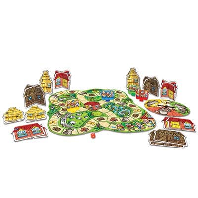 Dark Khaki Orchard Game - Three Little Pigs Kids Educational Games and Toys