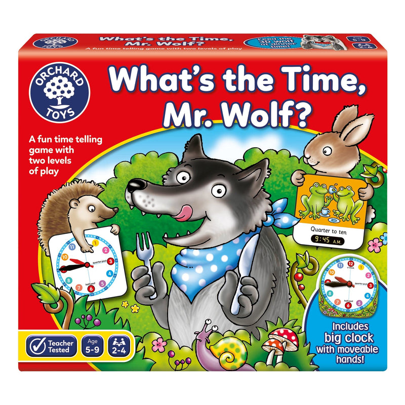 Dark Khaki Orchard Game - Whats the Time Mr Wolf? Kids Educational Games and Toys