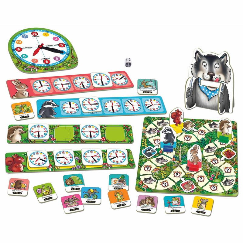 Light Gray Orchard Game - Whats the Time Mr Wolf? Kids Educational Games and Toys