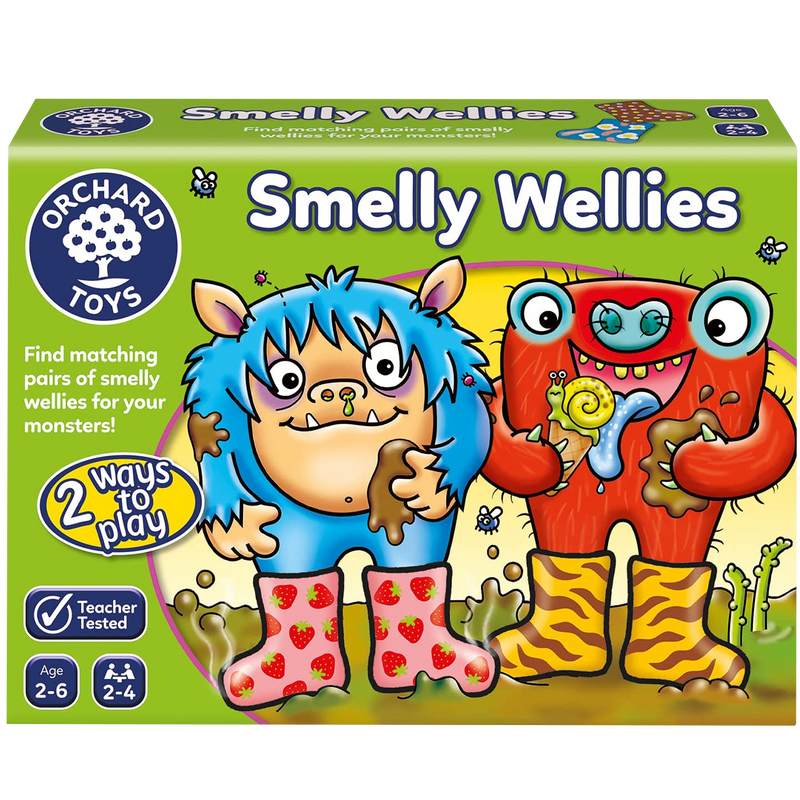 Yellow Green Orchard Game - Smelly Wellies Kids Educational Games and Toys