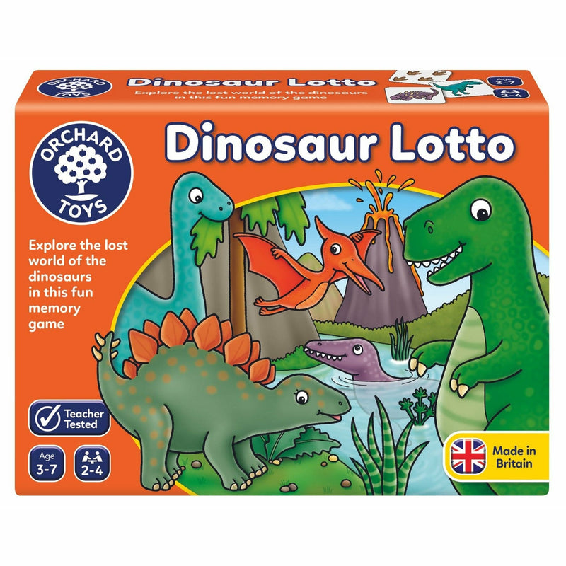 Dark Slate Gray Orchard Game - Dinosaur Lotto Kids Educational Games and Toys