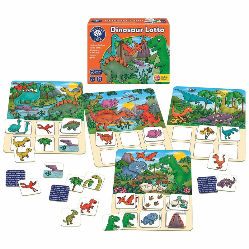 Gray Orchard Game - Dinosaur Lotto Kids Educational Games and Toys