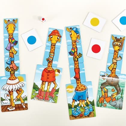 Lavender Orchard Game - Giraffes in Scarves Kids Educational Games and Toys