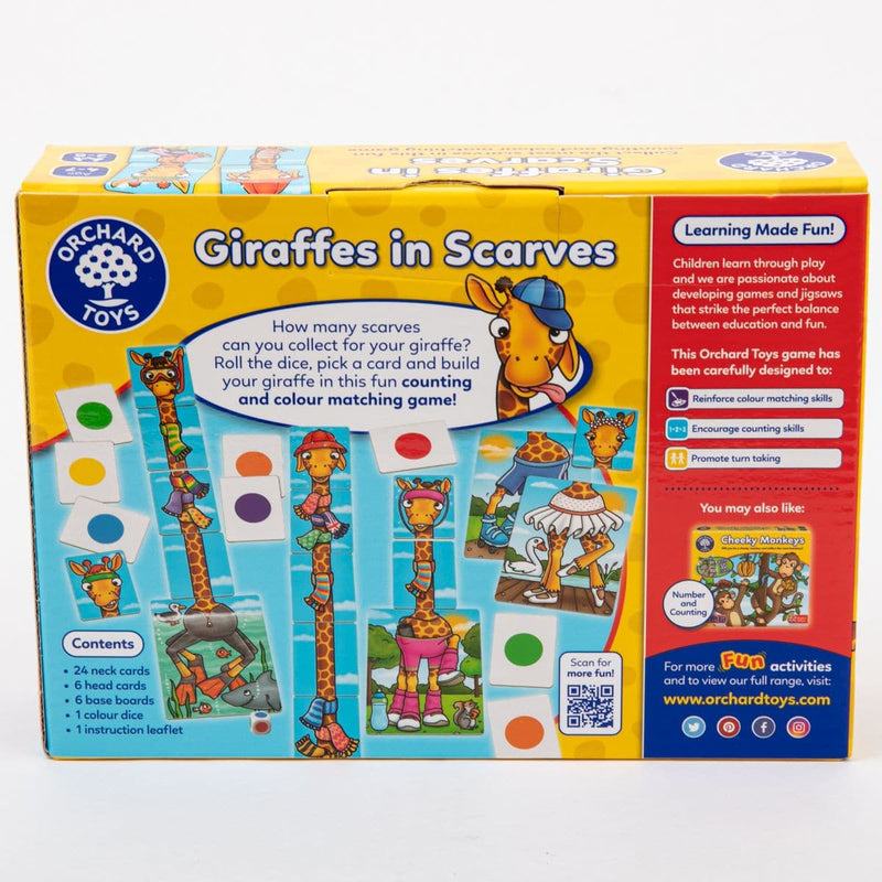 Steel Blue Orchard Game - Giraffes in Scarves Kids Educational Games and Toys