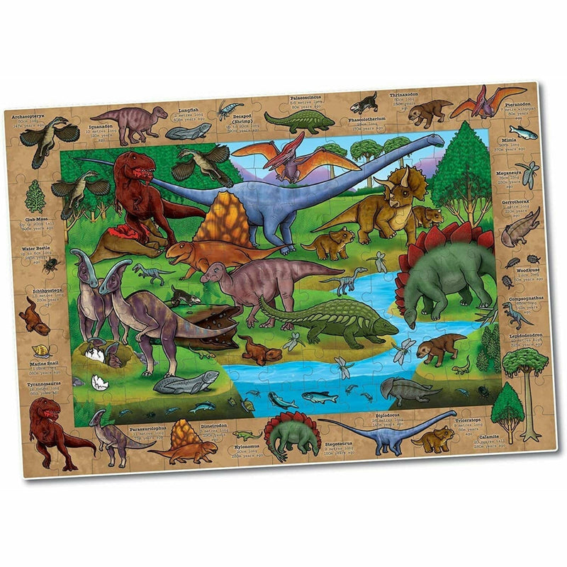 Dim Gray Orchard Jigsaw - Dinosaur Discovery 150pc Kids Activites