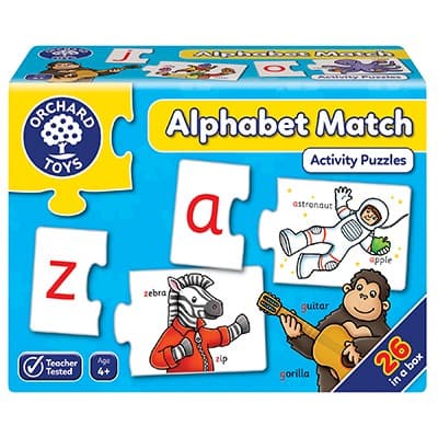 Khaki Orchard Jigsaw - Alphabet Match 26 piece Puzzles