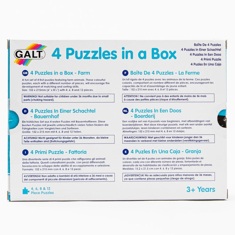 White Smoke Galt - 4 Puzzles in a Box - Farm Puzzles