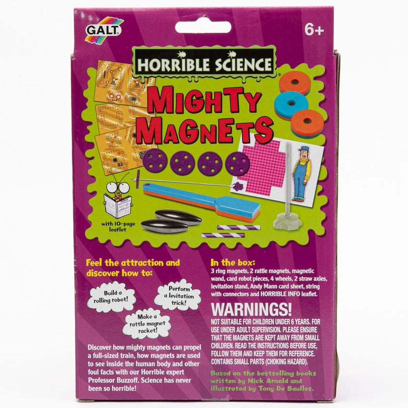 Maroon Horrible Science - Mighty Magnets Kids STEM & STEAM Kits