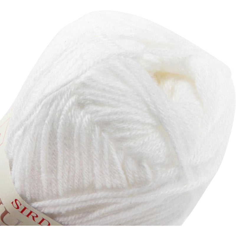 Light Gray Sirdar Yarn Snuggly DK 55% Nylon 45% Acrylic-0251 White 50g Knitting and Crochet Yarn