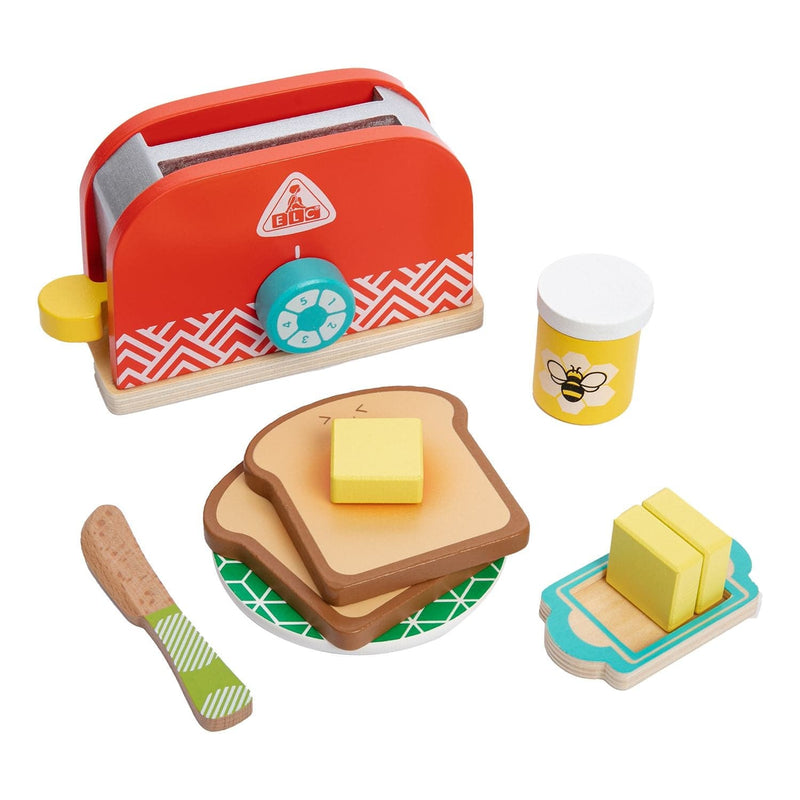 Tan Early Learning Centre - Wooden Toaster Set Kids Educational Games and Toys