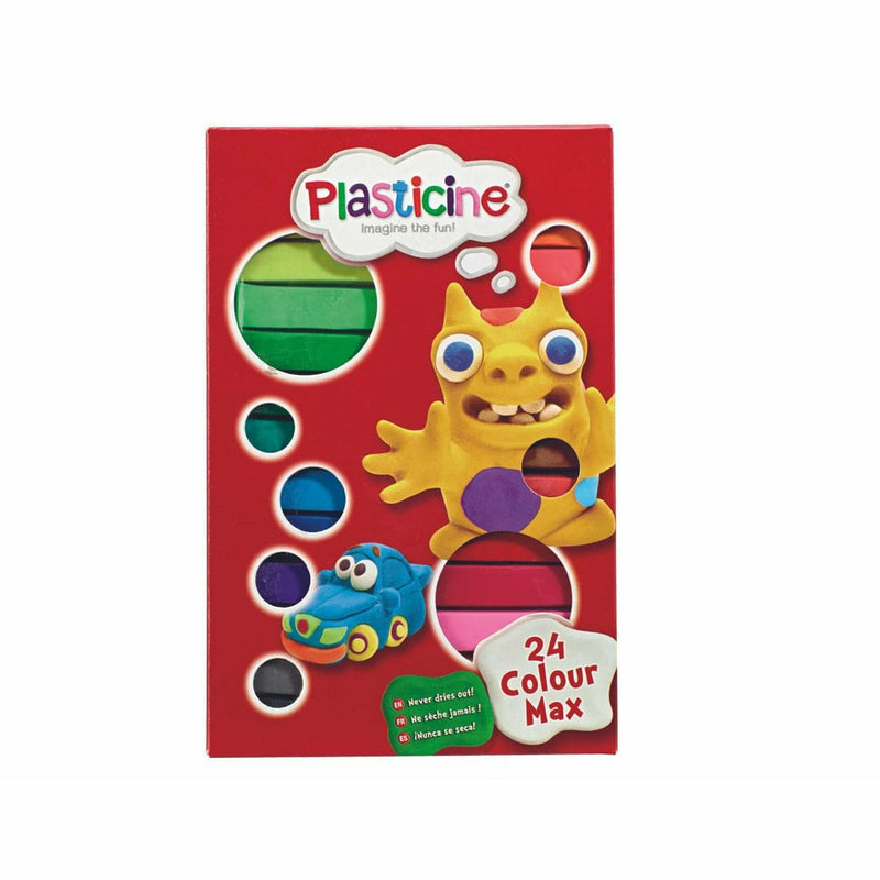 Brown Plasticine   24 Colour Max Kids Art and Craft