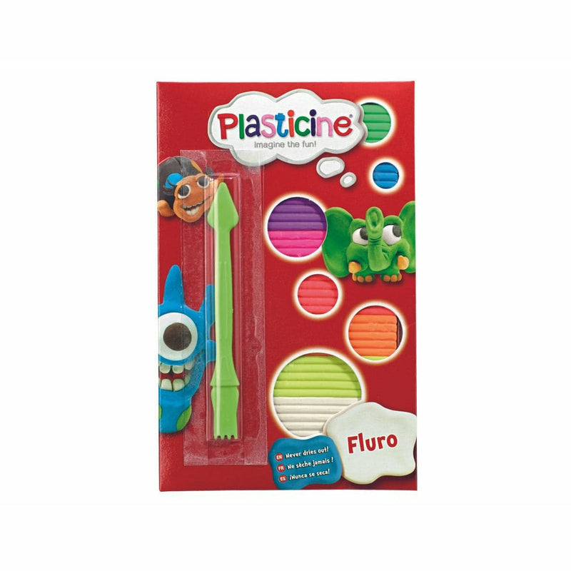 Brown Plasticine   Fluro Kids Art and Craft