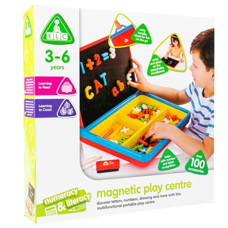 Beige ELC Magnetic Play Centre-Red Kids Educational Games and Toys