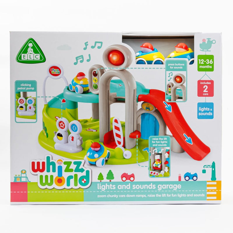 Light Gray Early Learning Centre - Whizz World Garage Set Kids Educational Games and Toys