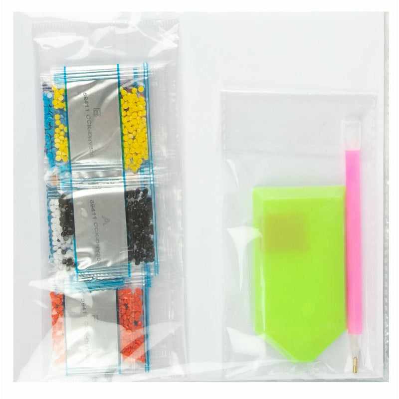 Light Gray Craft Buddy Disney Crystal Card Kit 18X18cm - Winnie The Pooh Puzzle Kids Craft Kits