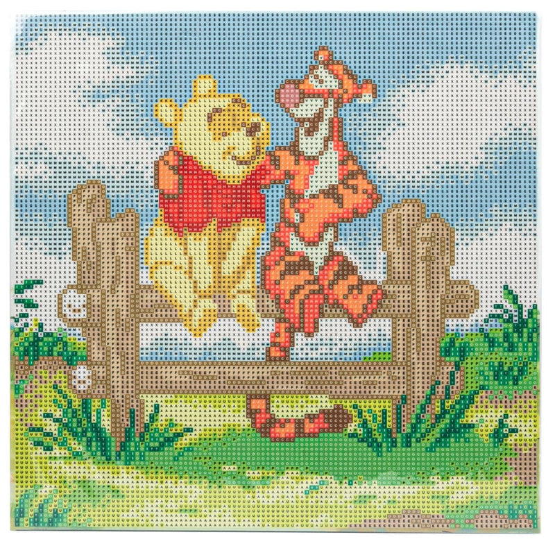 Tan Craft Buddy Disney Crystal Art Kit-Pooh And Tigger 30x30cm Kids Craft Kits